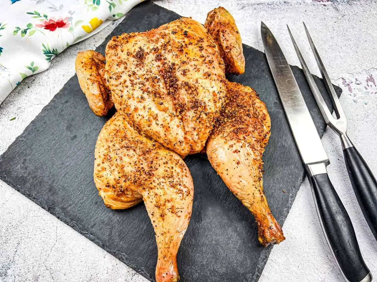 Traeger Smoked Chicken Spatchcock
