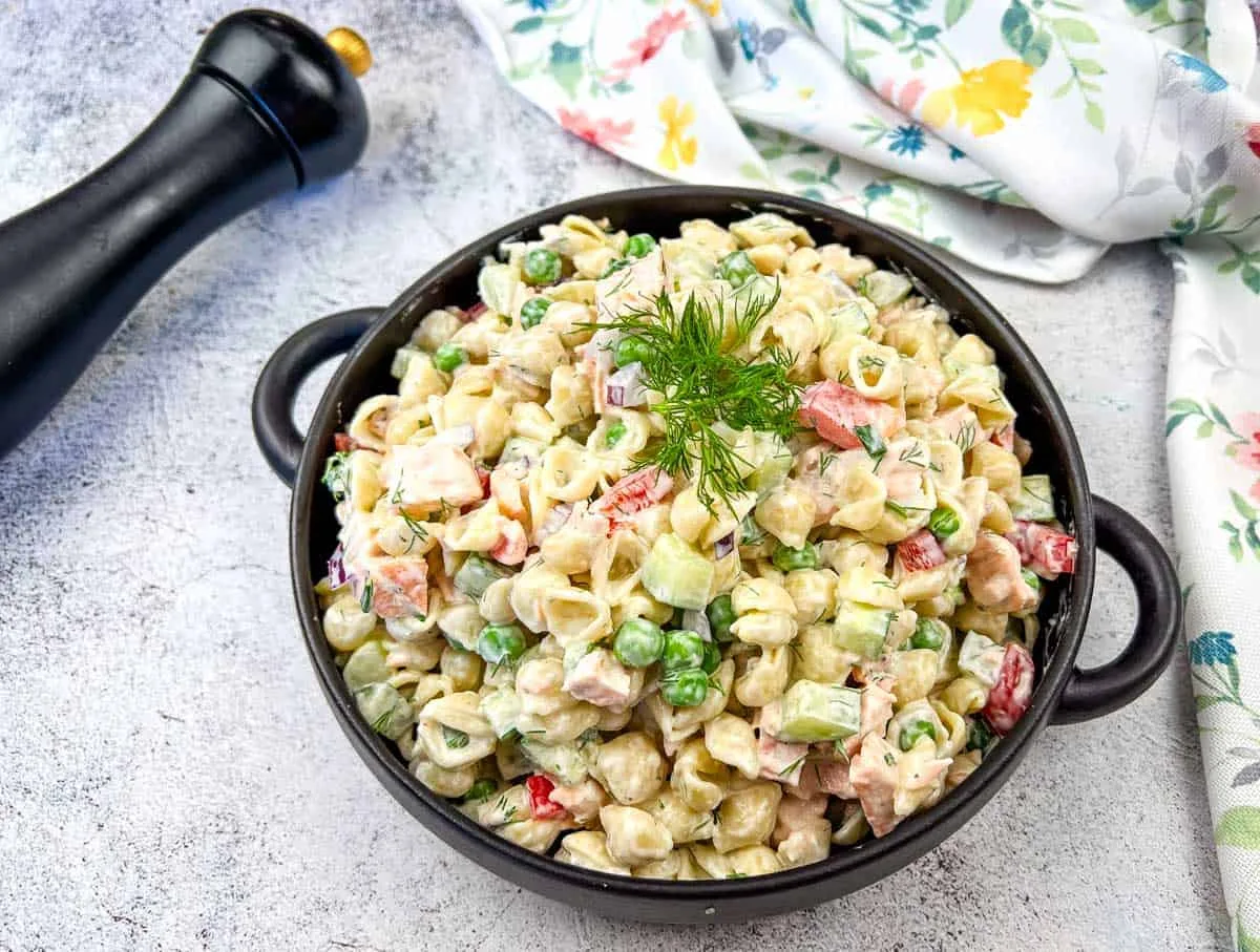 Easy Salmon Pasta Salad