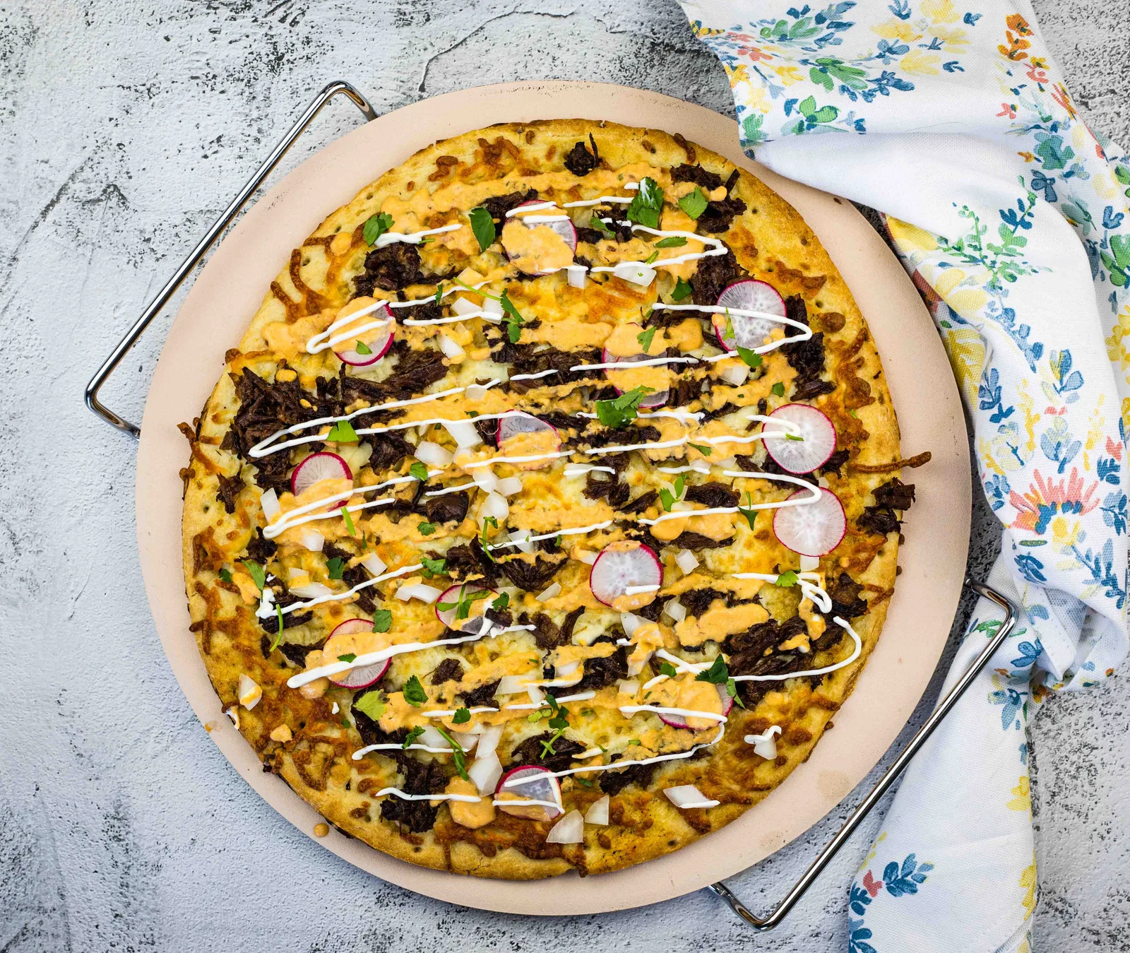Birria Pizza