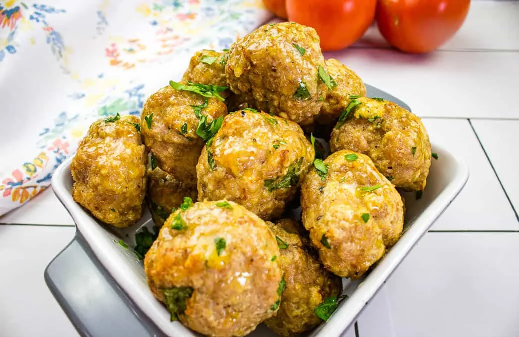 Air Fryer Turkey Meatballs