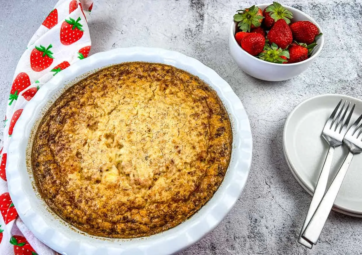 Ham & Cheese Impossible Quiche