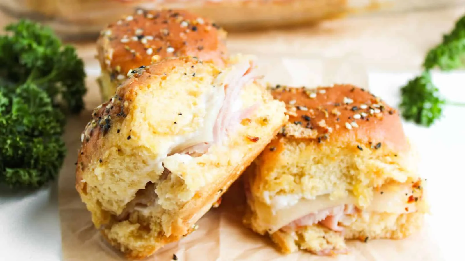 Ham and Swiss Sliders