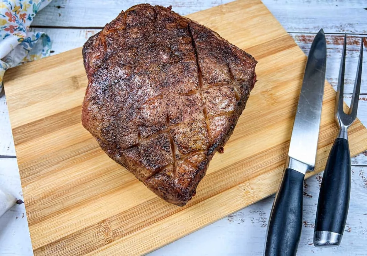 Smoked New York Strip Roast