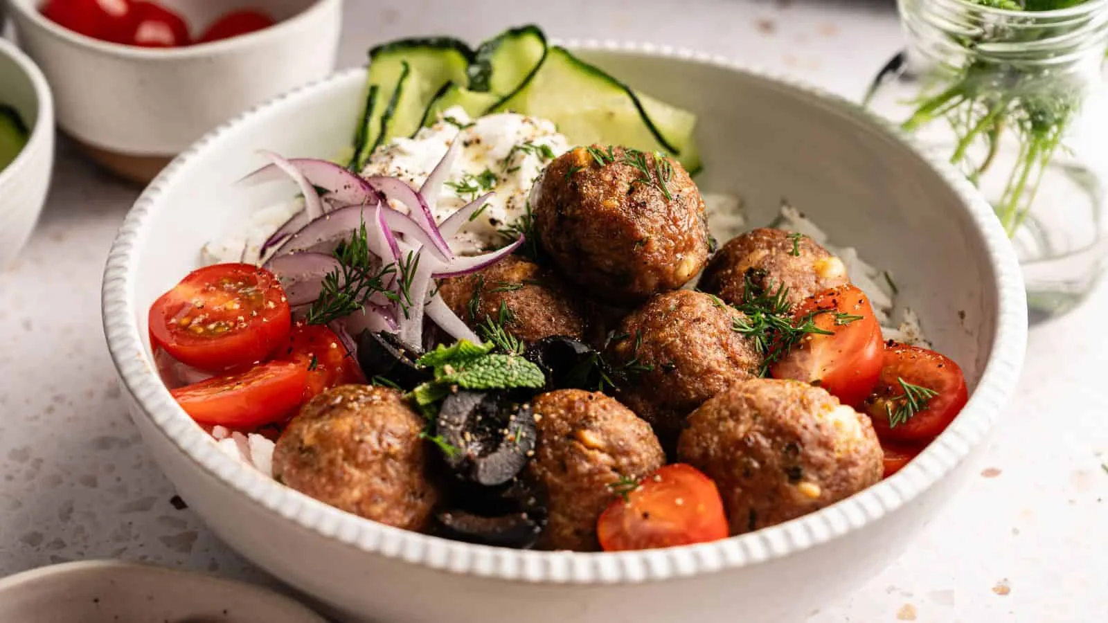 Air Fryer Lamb Meatballs