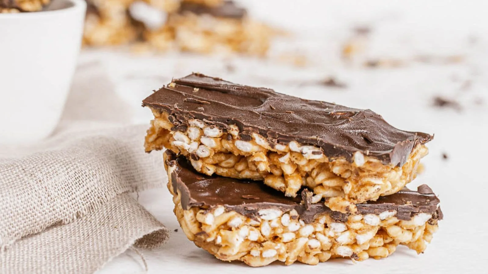 Vegan Chocolate Rice Crispy Treats