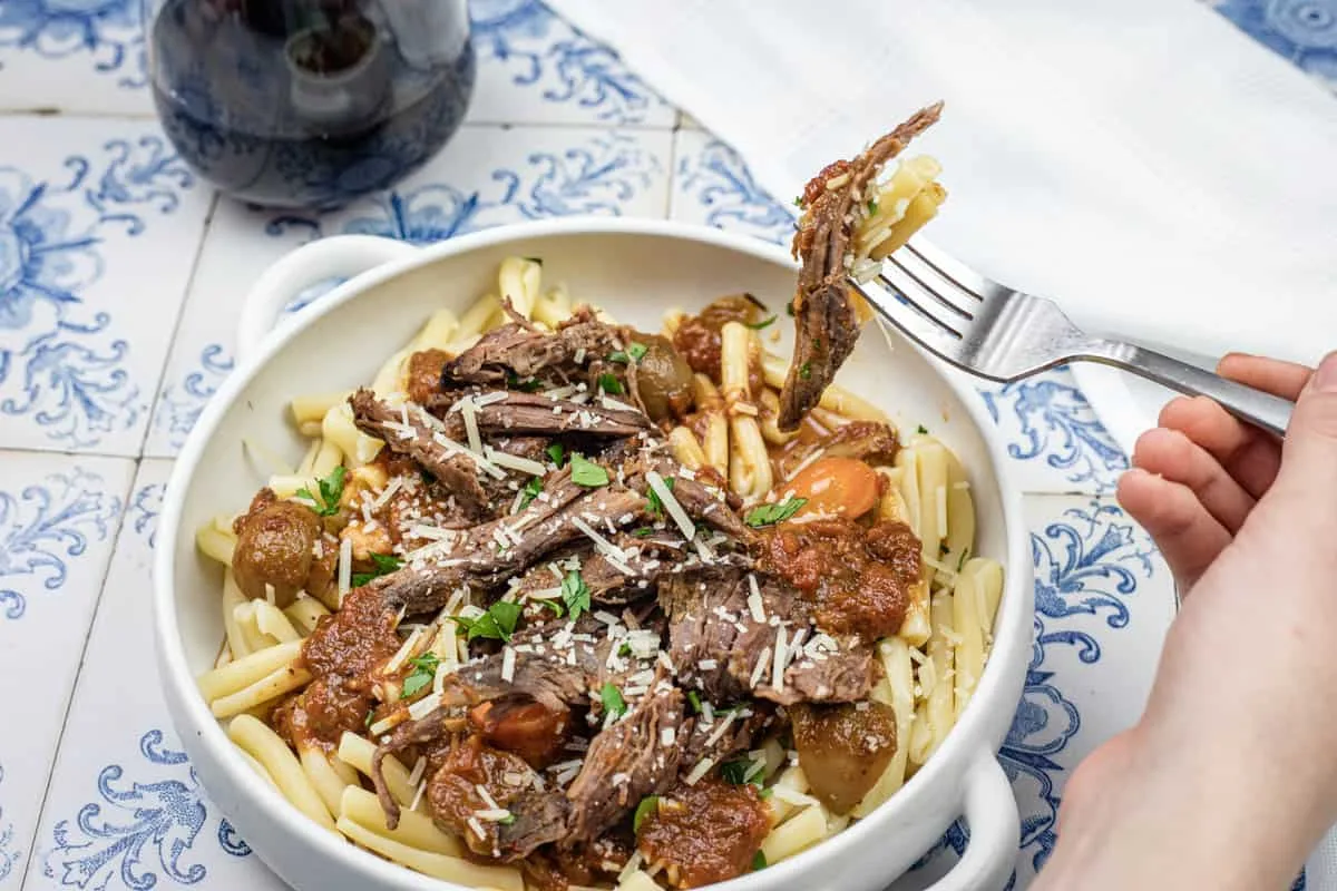 Italian Pot Roast Pasta