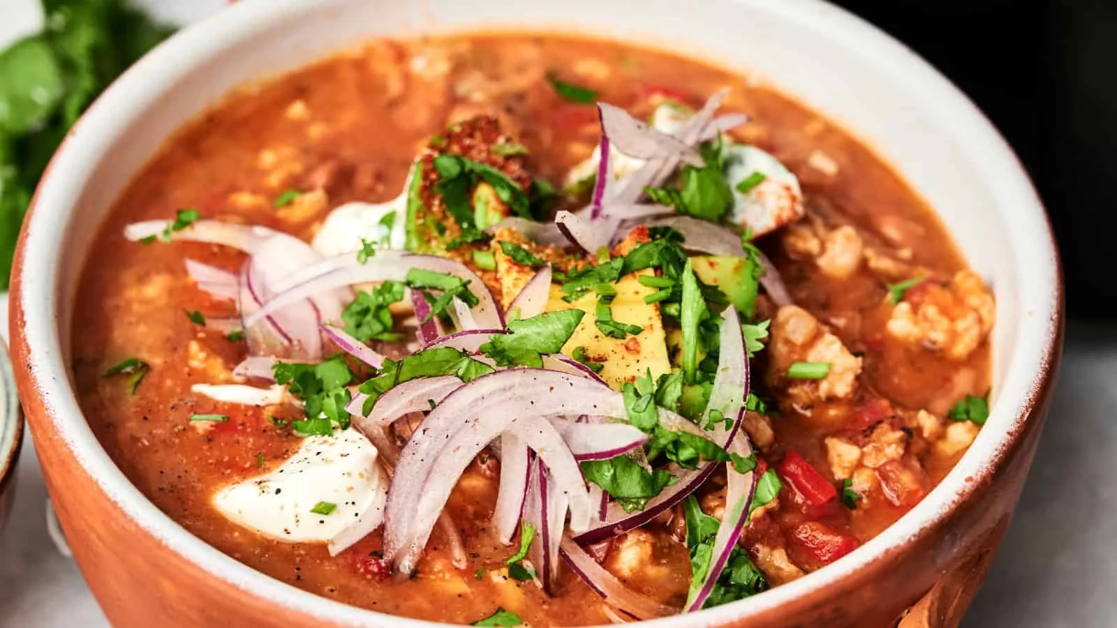 Air Fryer Turkey Chili