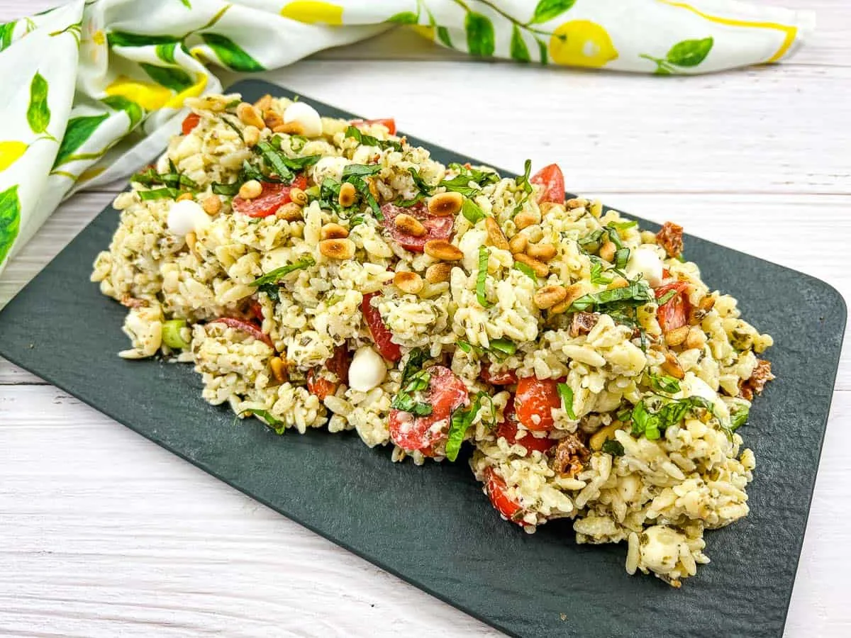 Pesto Orzo Salad