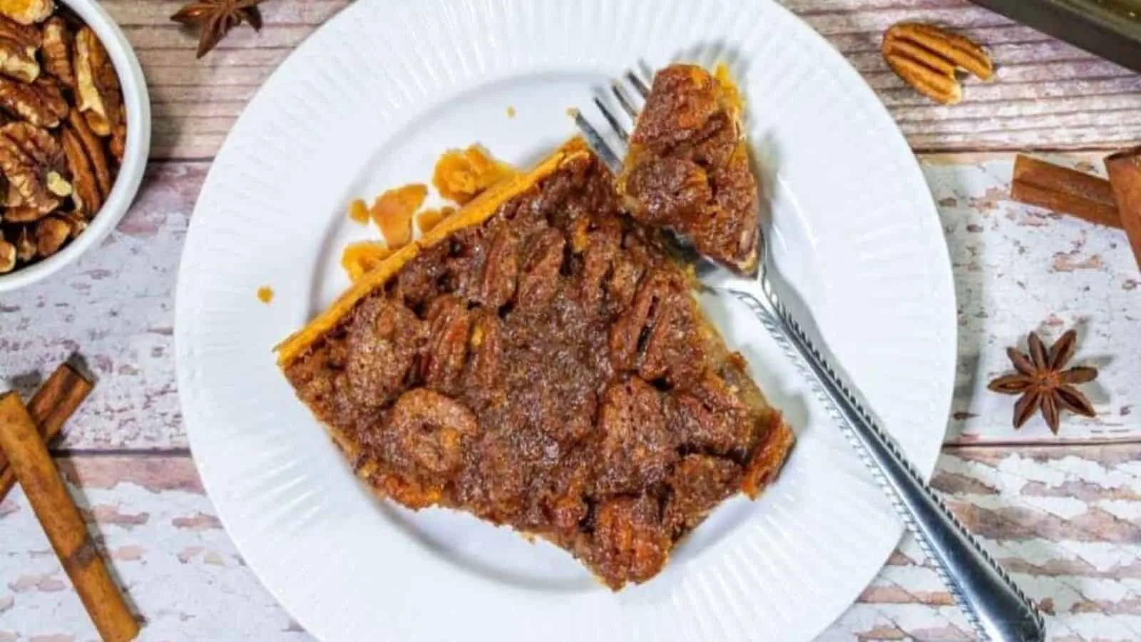 Pecan Slab Pie – On A Baking Sheet