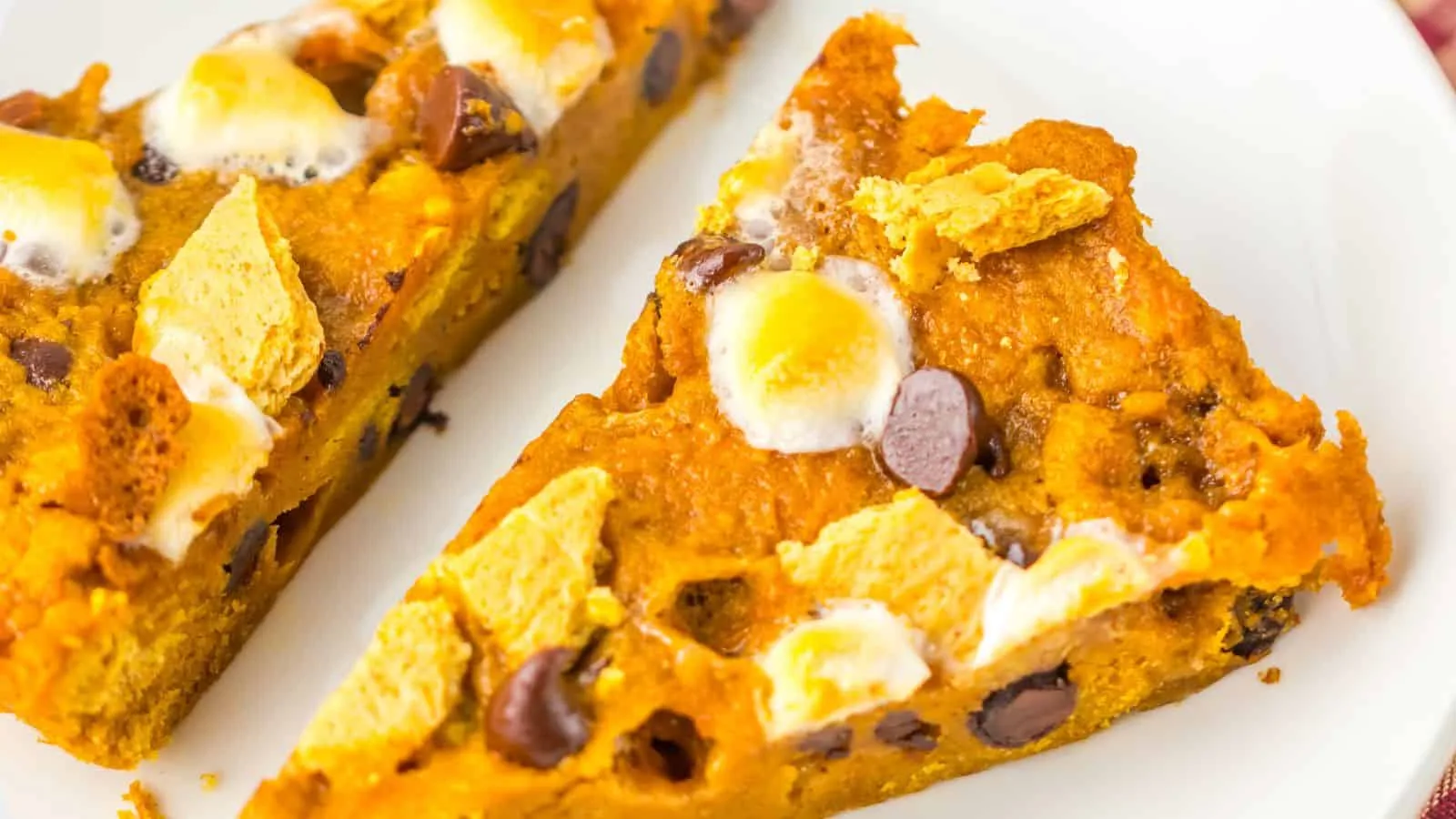 Pumpkin S'mores Cookie Cake