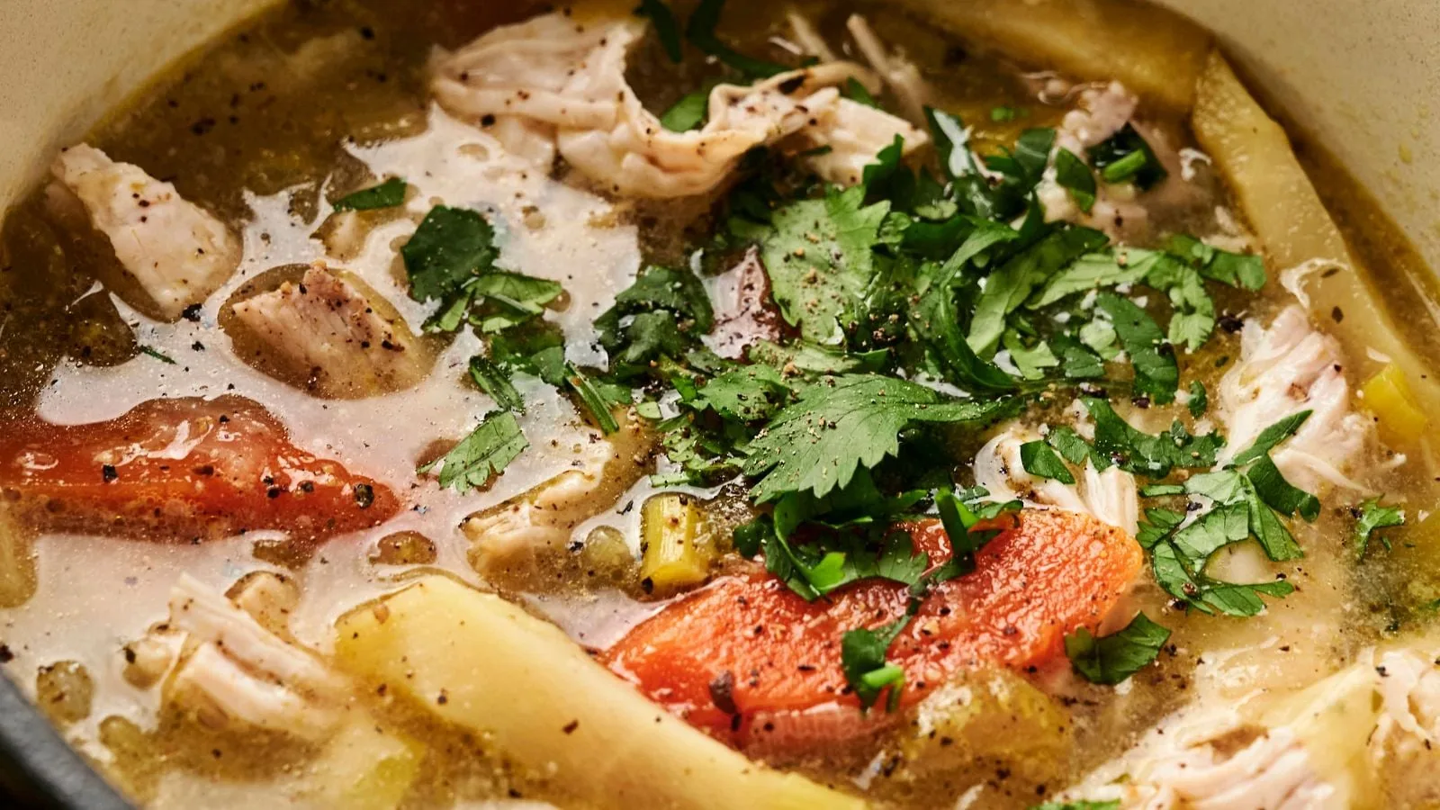 Air Fryer Chicken Soup