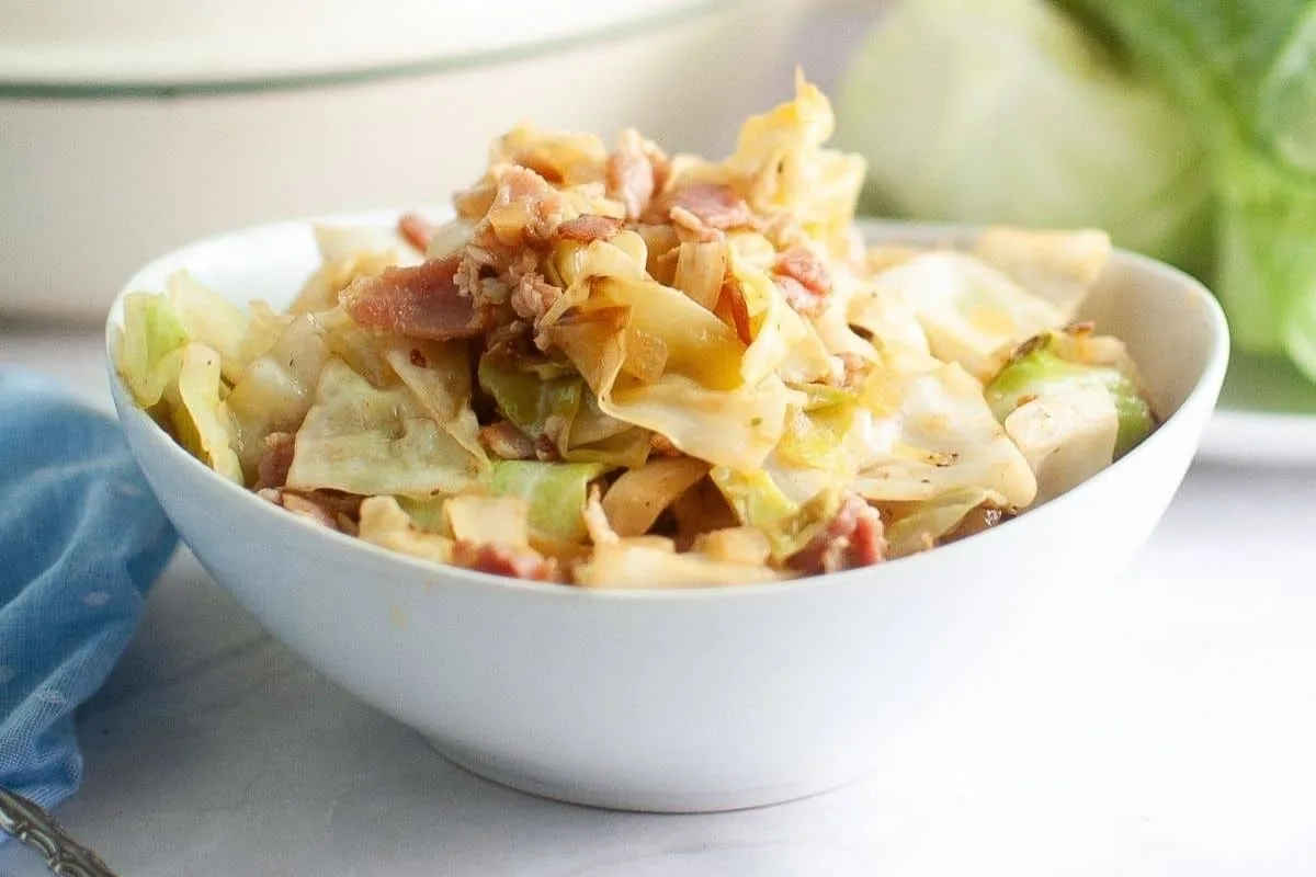 Fried Cabbage with Bacon
