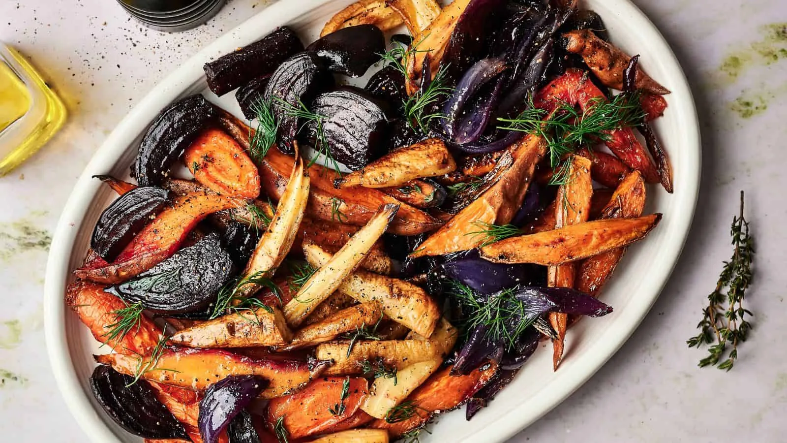 Sheet Pan Roasted Root Vegetables