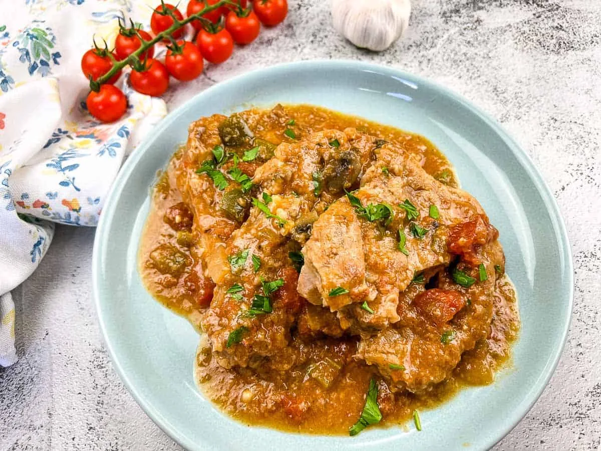 Slow Cooker Swiss Pork Chops