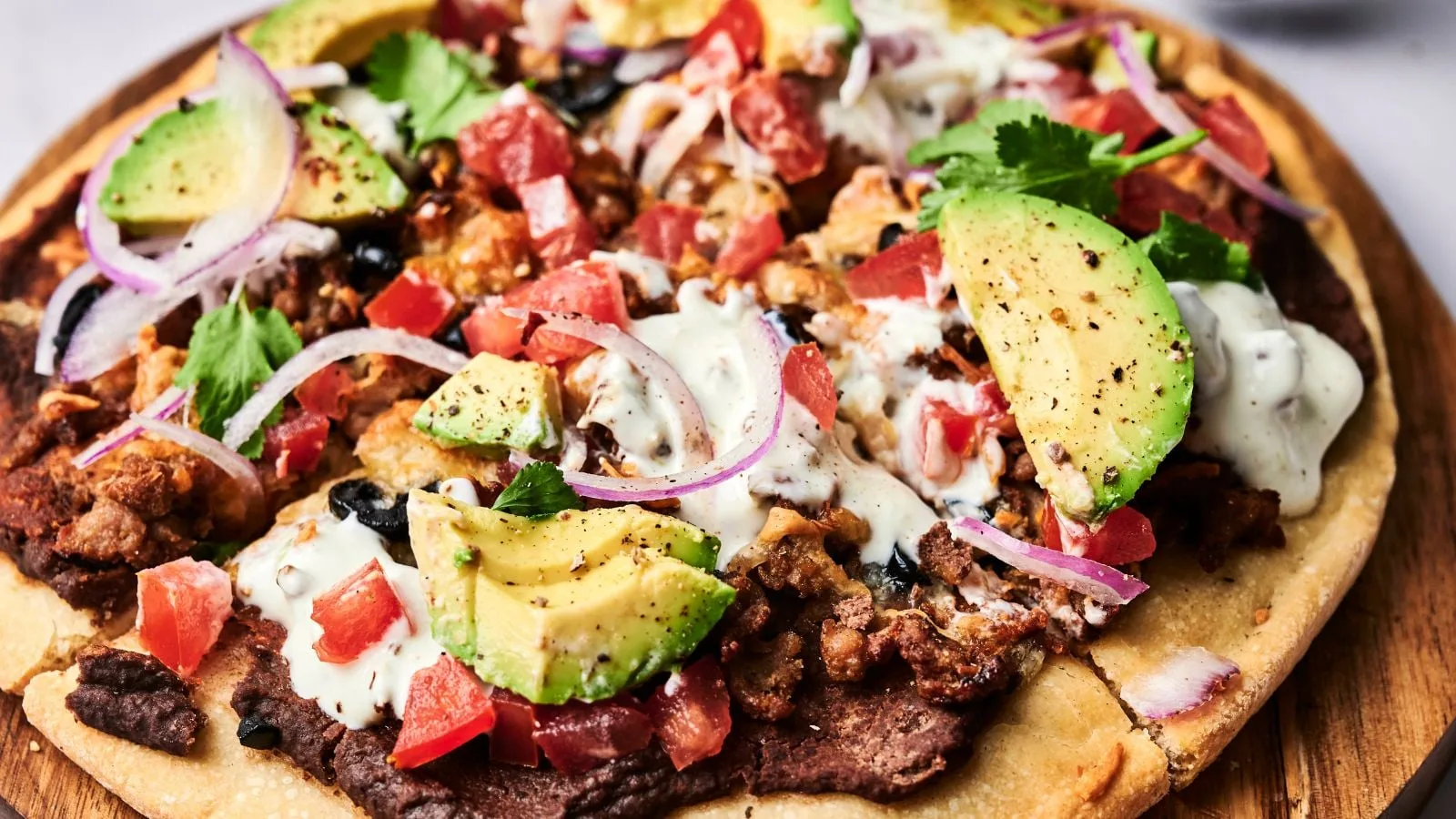Loaded Taco Pizza