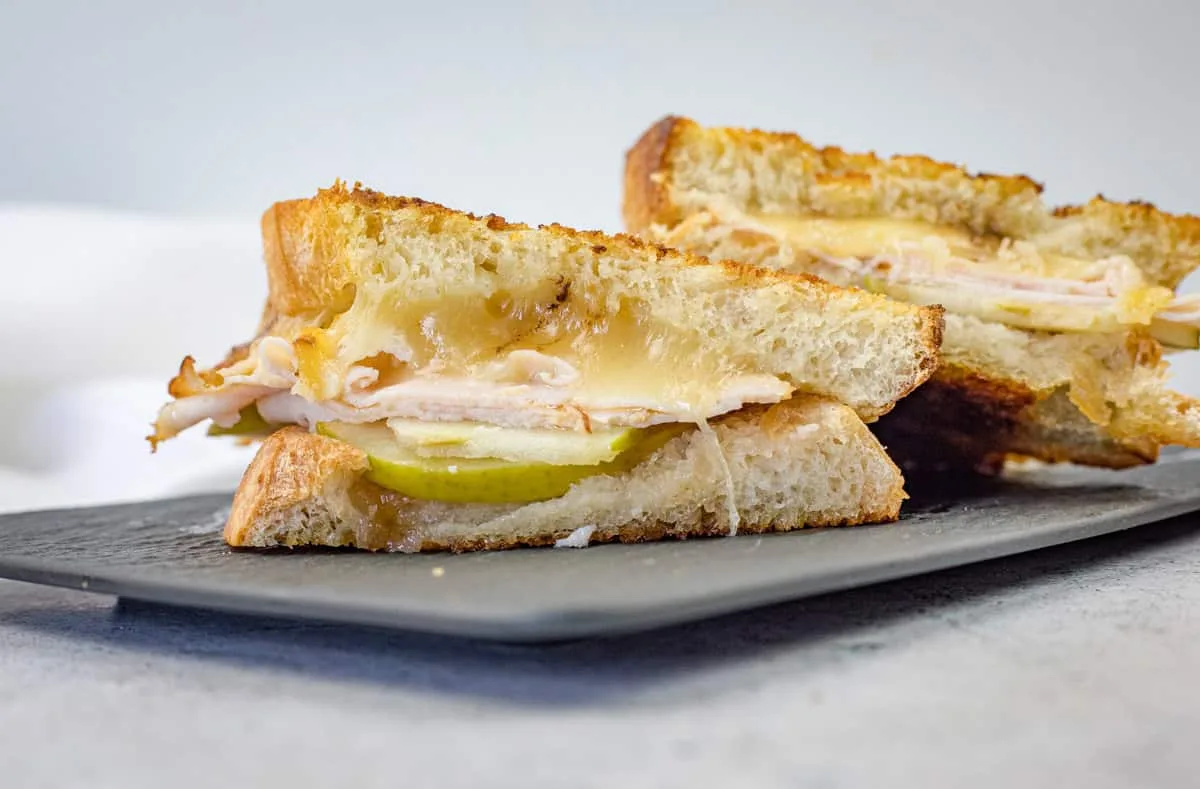 Turkey & Apple Grilled Cheese