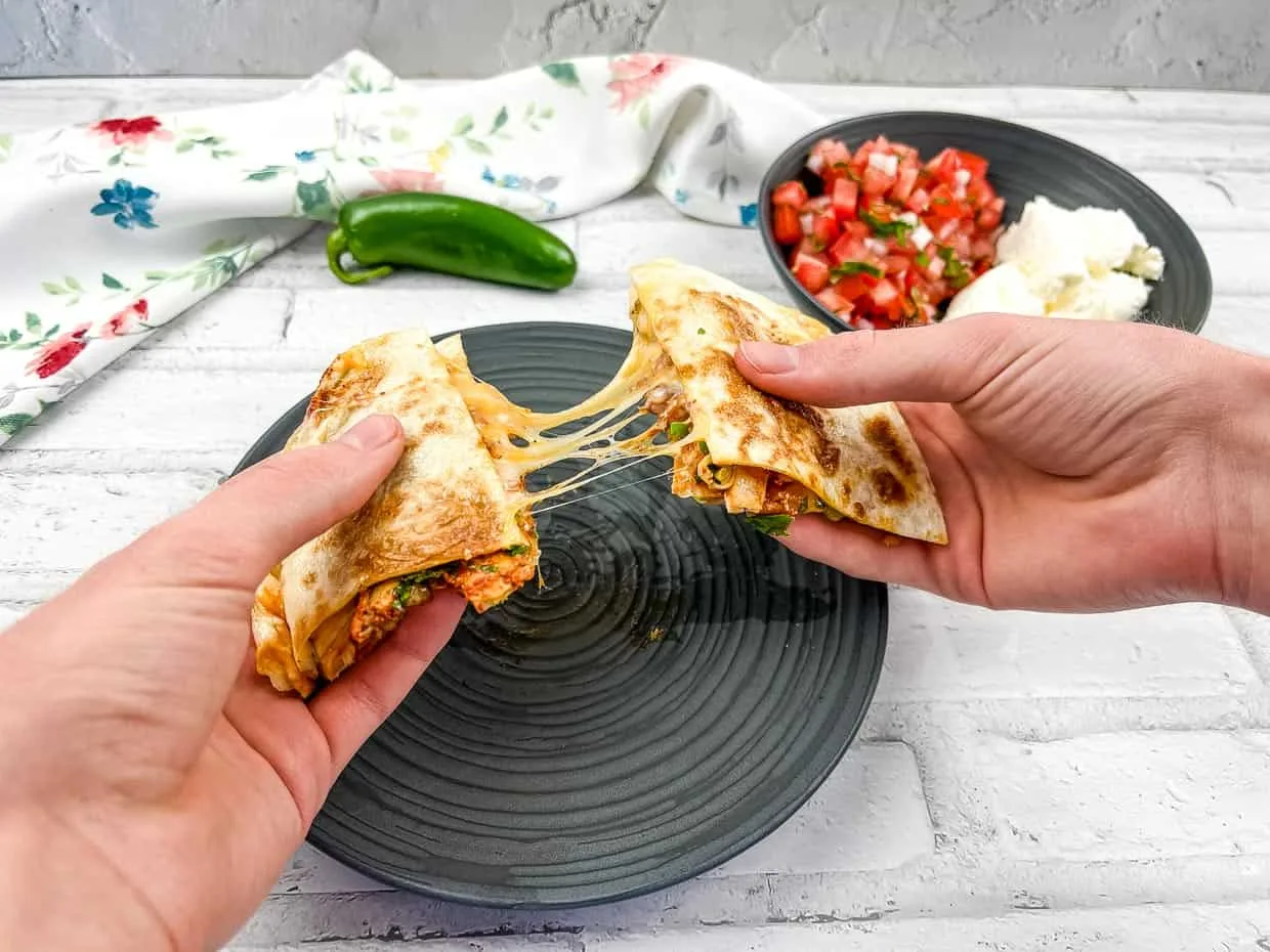 Chicken Al Pastor Quesadillas