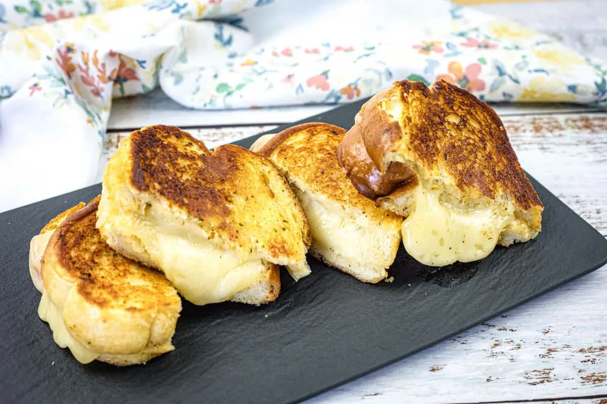 Garlic Bread Grilled Cheese