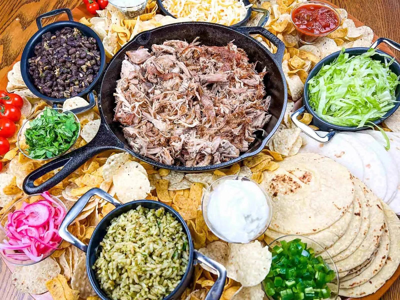 Slow Cooker Carnitas Board
