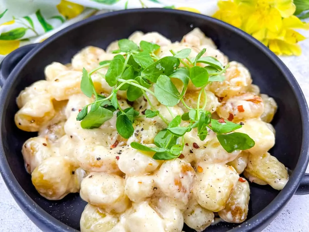 Gnocchi with Lemon-Parmesan Sauce