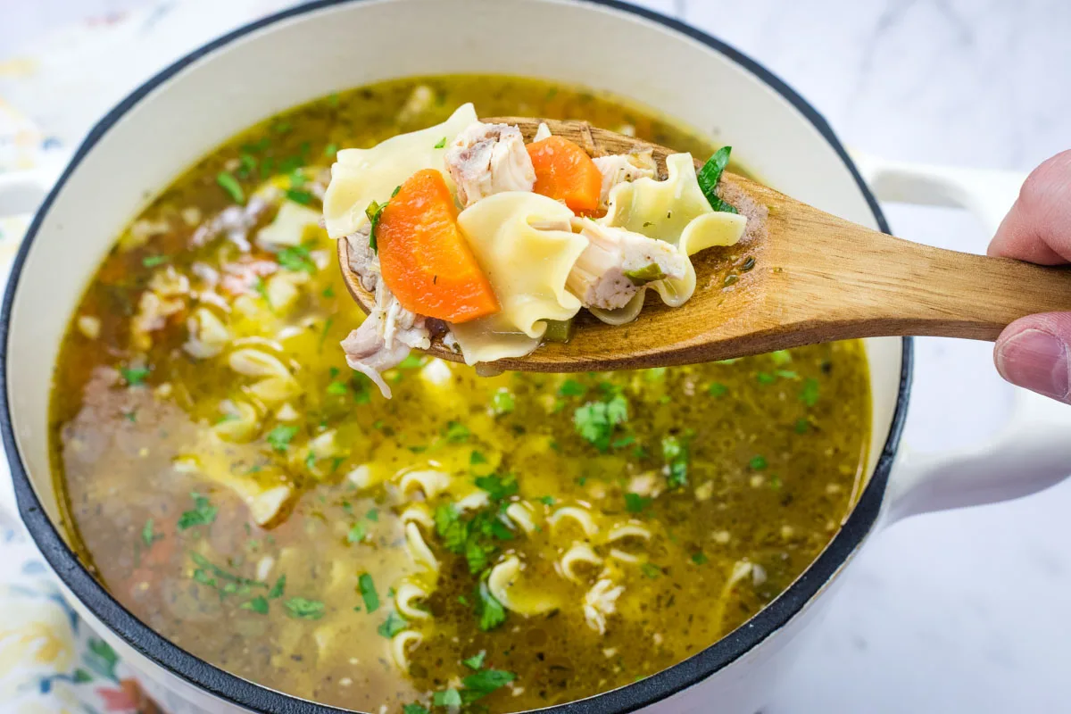 Rotisserie Chicken Noodle Soup