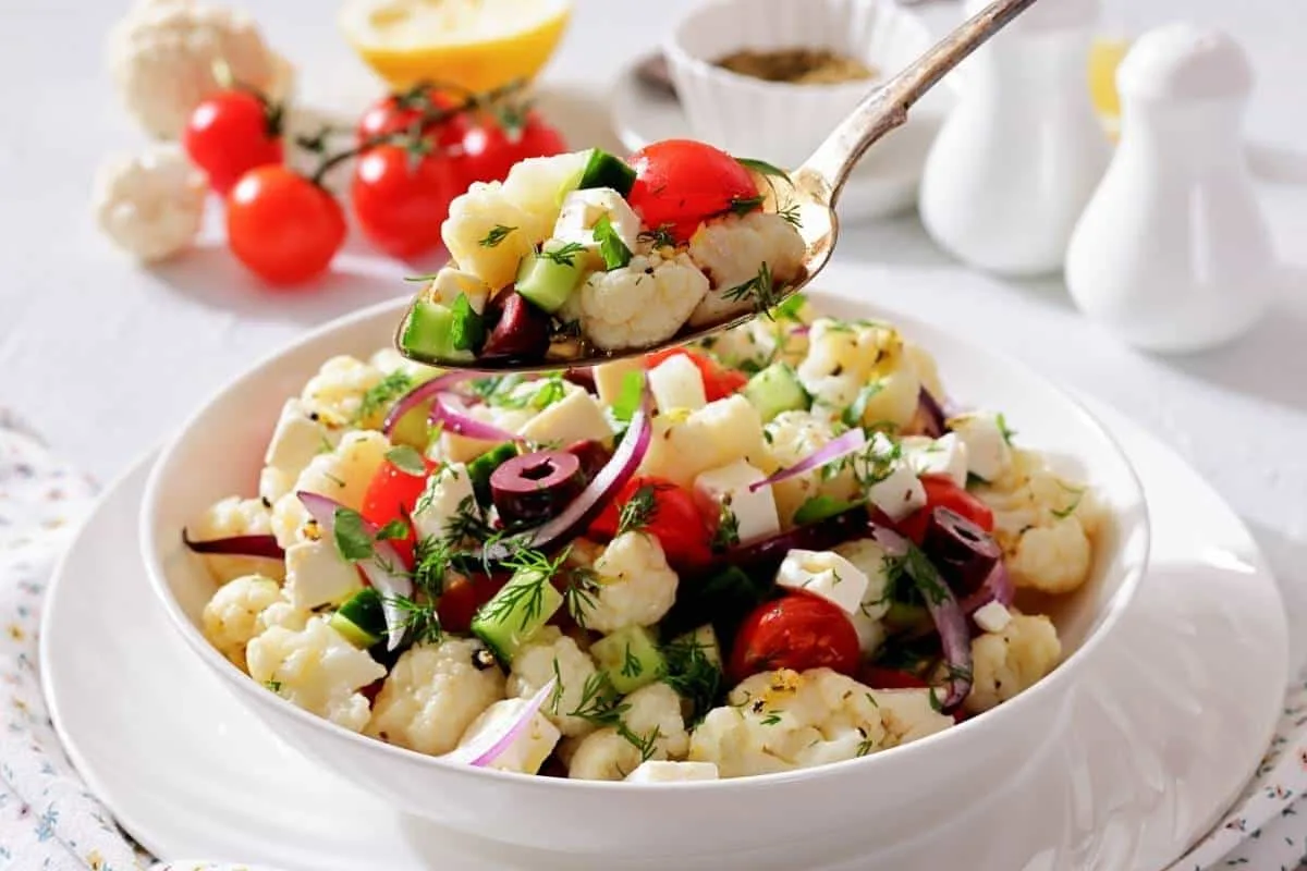 Greek Cauliflower Salad